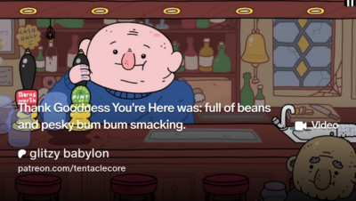 Thank Goodness You’re Here was: full of beans and pesky bum bum smacking. Thumbnail